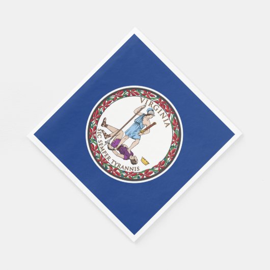 Virginia State Flag Servet (Hoek)