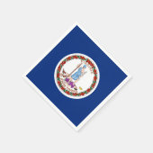 Virginia State Flag Servetten (Hoek)