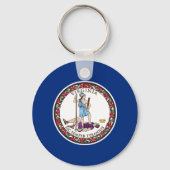 Virginia State Flag Sleutelhanger (Voorkant)