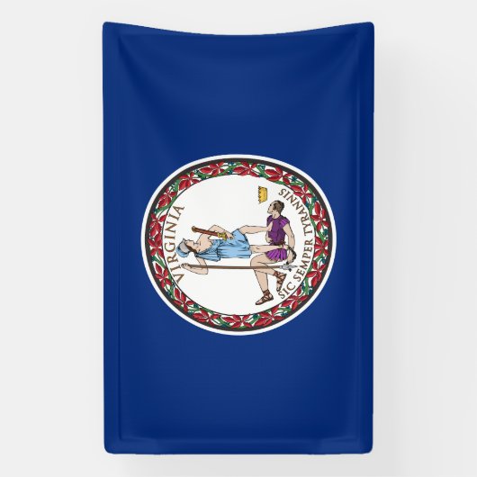 Virginia State Flag Spandoek (Verticaal)