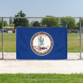 Virginia State Flag Spandoek (Insitu)