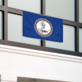 Virginia State Flag Spandoek (Buitenkant Gebouw)