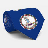 Virginia State Flag Stropdas (Opgerold)