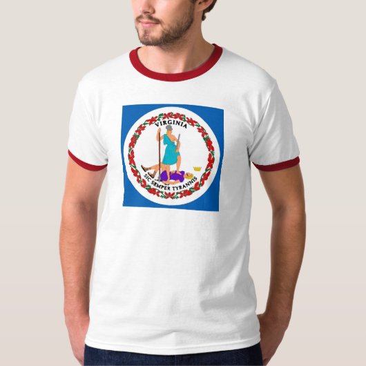Virginia State Flag T-Shirt (Voorkant)