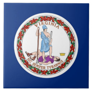 Virginia State Flag Tegel Tegeltje