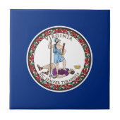 Virginia State Flag Tegeltje (Voorkant)