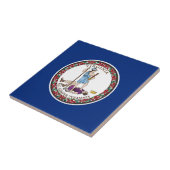 Virginia State Flag Tegeltje (Zijkant)