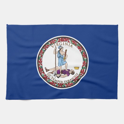 Virginia State Flag Theedoek (Horizontaal)