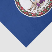 Virginia State Flag Tissuepapier (Detail)