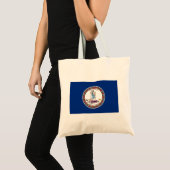 Virginia State Flag Tote Bag (Voorkant (product))