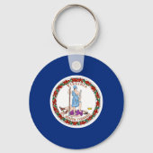 Virginia State Flag Verenigde Staten Sleutelhanger (Voorkant)