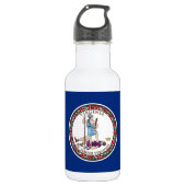 Virginia State Flag Waterfles (Voorkant)