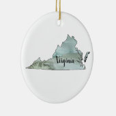 Virginia State Illustration Ornament (Rechts)