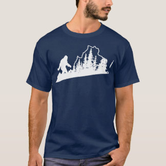 Virginia State Kaart Cadeau T-shirt