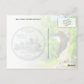 Virginia State Map Briefkaart (Achterkant)