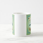 Virginia State Map - Green Koffiemok (Center)