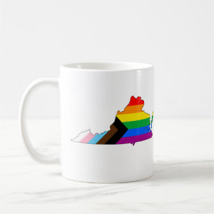 Virginia State Pride LGBTQ Progress Pride Koffiemok