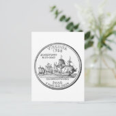 Virginia State Quarter Briefkaart (Staand voorkant)
