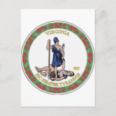 Virginia State Seal Briefkaart (Voorkant)