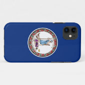 Virginia State Seal, de vlag van Virginia Case-Mate iPhone Case (Achterkant (horizontaal))