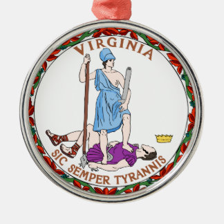 Virginia State seal.jpg Metalen Ornament
