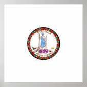 Virginia State Seal Poster (Voorkant)