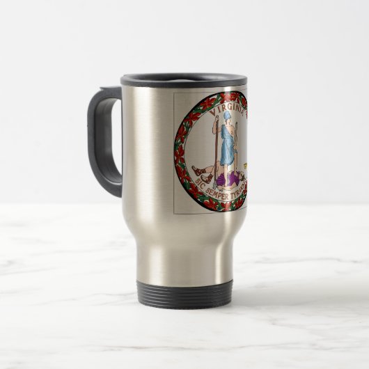 Virginia State Seal Reisbeker (Voorkant links)