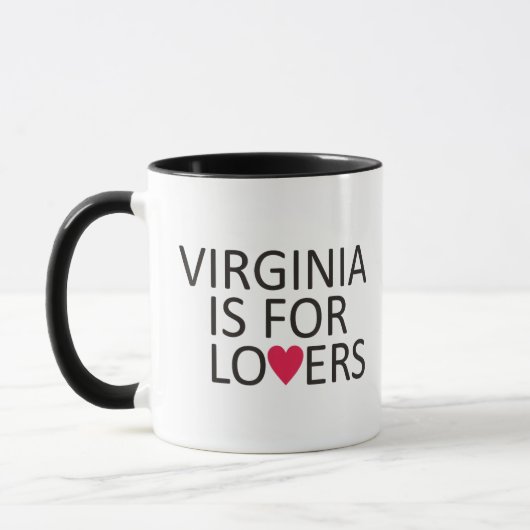 Virginia State T-shirt Virginia Home T-shirt Mok (Links)