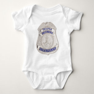 Virginia State Trooper Police Badge Romper