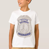 Virginia State Trooper Police Badge T-shirt (Voorkant)