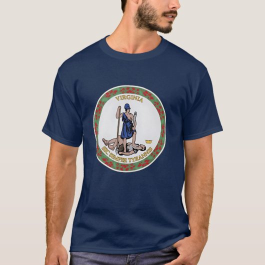 Virginia Statezegel T-shirt (Voorkant)
