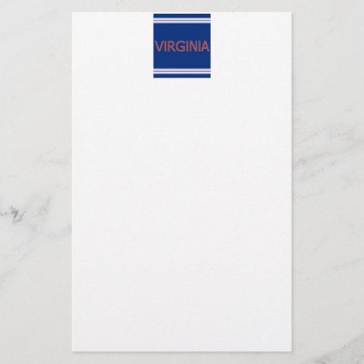 Virginia Stationery Briefpapier (Voorkant)