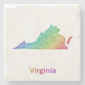 Virginia Stenen Onderzetter (Voorkant)