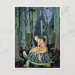  Virginia Sterrett Princess Rides Tortoise Briefkaart