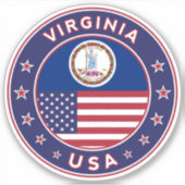 Virginia Sticker (Voorkant)