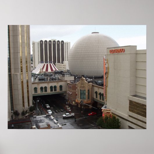 Virginia Street Reno Nevada Poster (Voorkant)