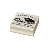 Virginia Style Glazed Country Ham Persoonlijk Rubberstempel (Stempel)