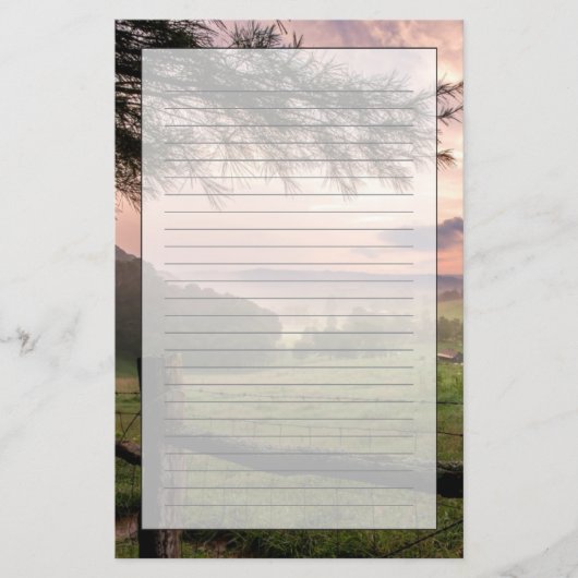 Virginia Sunset Briefpapier (Voorkant)