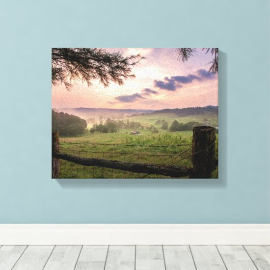 Virginia Sunset Canvas Afdruk (Insitu (Houten vloer))