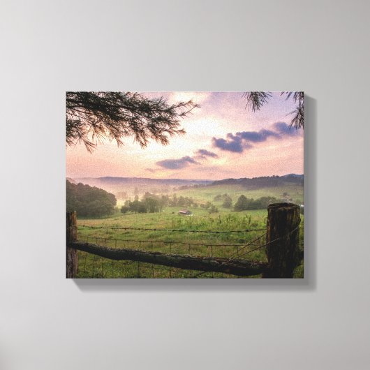 Virginia Sunset Canvas Afdruk (Voorkant)