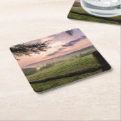 Virginia Sunset Kartonnen Onderzetters (Schuin)