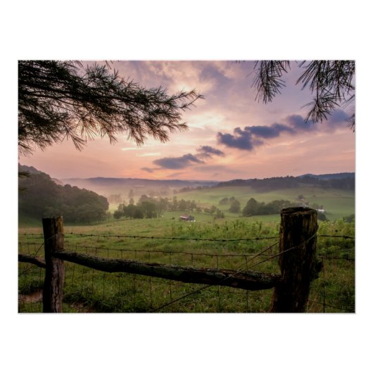 Virginia Sunset Poster (Voorkant)