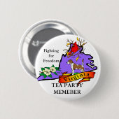 VIRGINIA TEA ARTIJ BUTTON (Voorkant /achterkant)