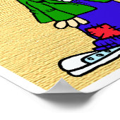 Virginia Tech Rivalry met Virginia Poster (Hoek)