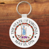 Virginia-teken Sleutelhanger (Voorkant)