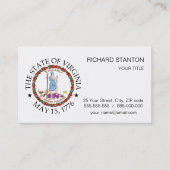 Virginia-teken Visitekaartje (Voorkant)