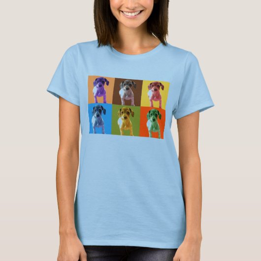 Virginia the Daschund T-shirt (Voorkant)