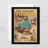 Virginia the Old Dominion Briefkaart (Voorkant / Achterkant)