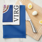 Virginia Theedoek (Quarter Fold)