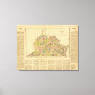 Virginia US Canvas Afdruk
